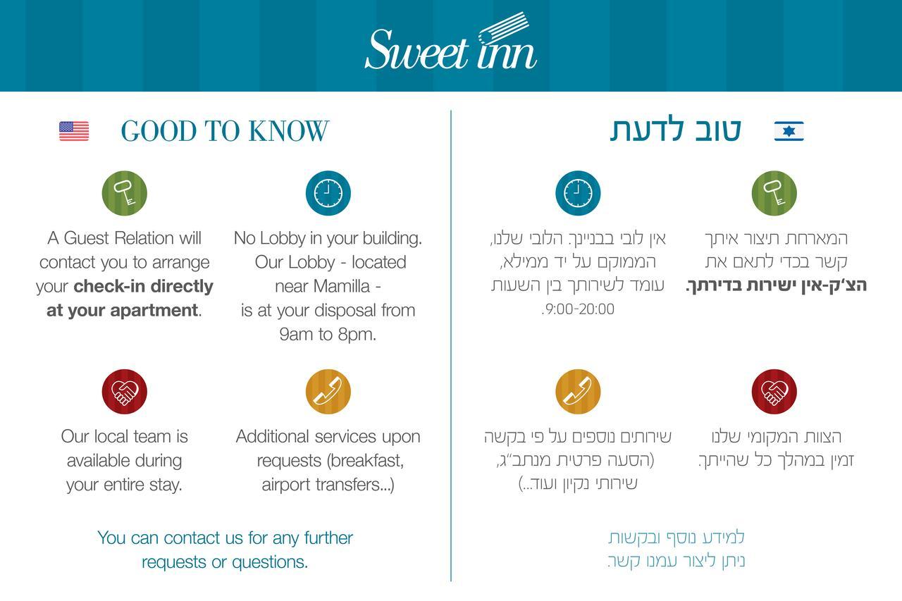 Sweet Inn - Heletz Street القدس المظهر الخارجي الصورة